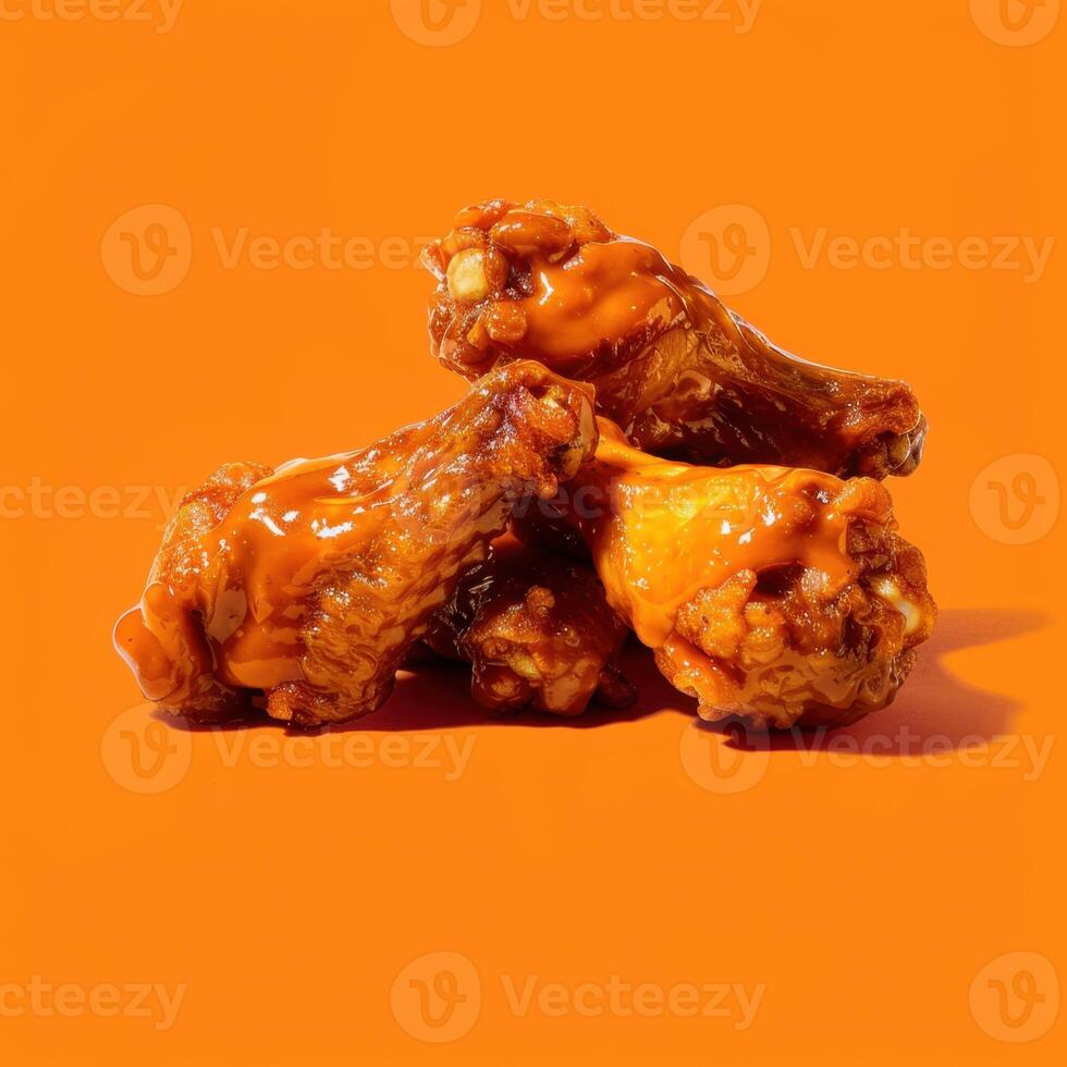 Chicken Wings with Orange Glaze photo
