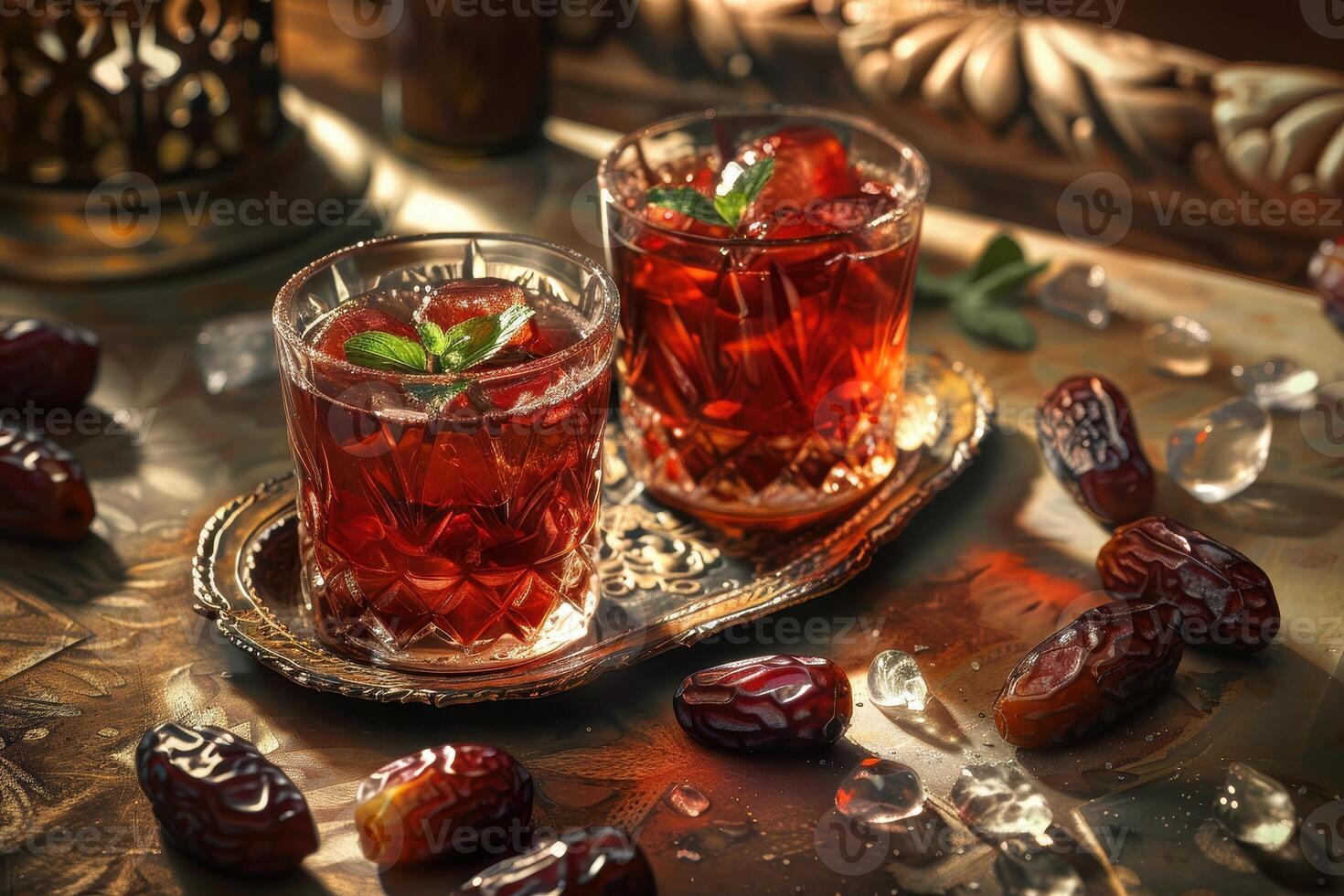 Refreshing Ramadan Drink with Dates photo
