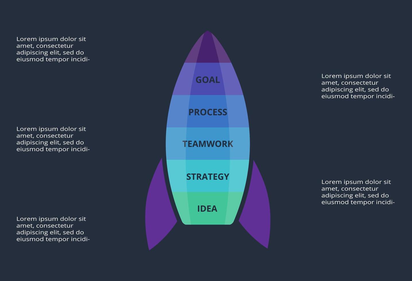 Creative concept for infographic with 5 steps, options, parts or processes. Business data visualization. vector