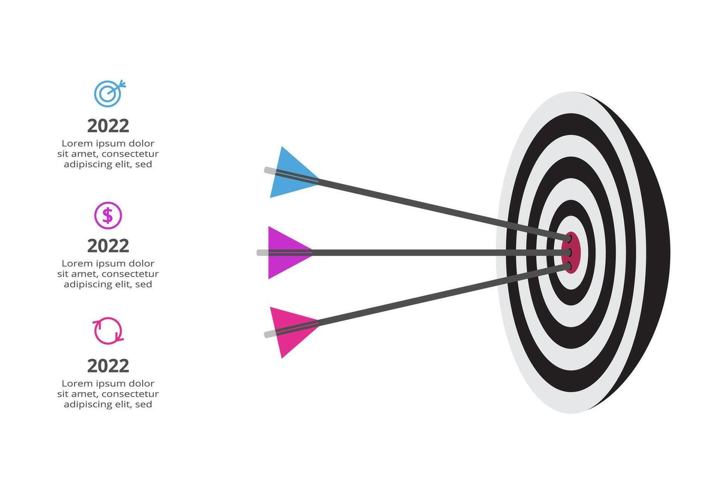 Creative concept for infographic with 3 steps, options, parts or processes. Business data visualization. vector