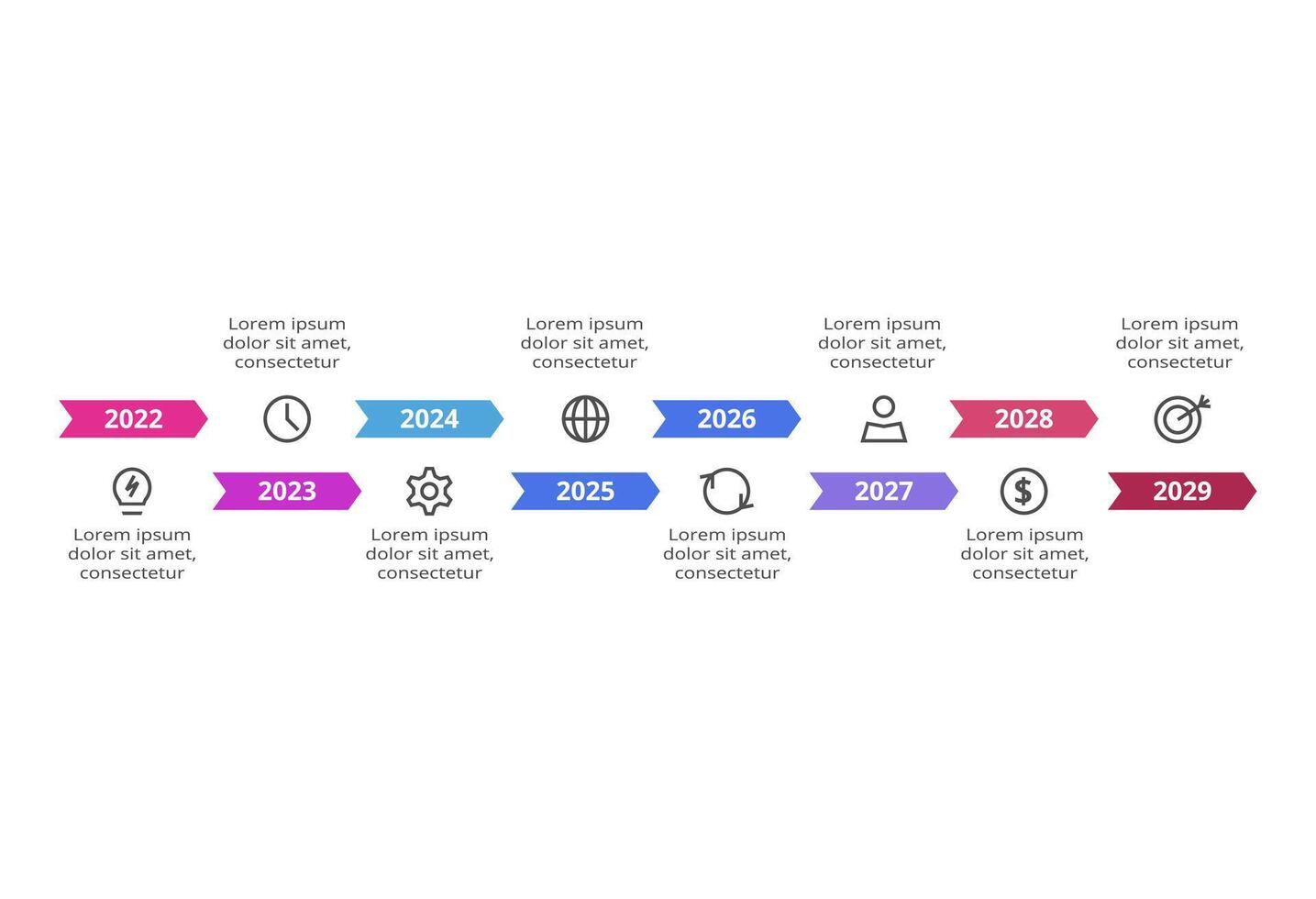 Creative concept for infographic with 8 steps, options, parts or processes. Business data visualization. vector