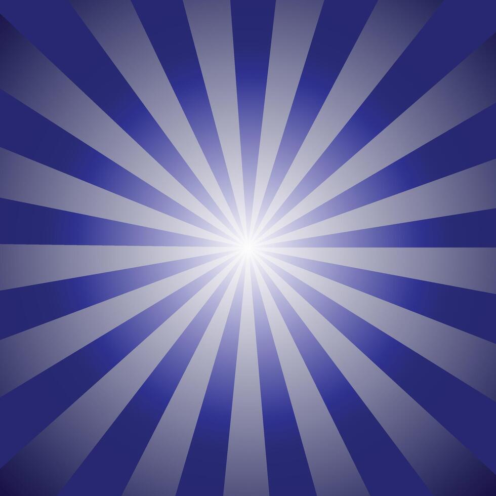 Blue light Sunburst abstract texture Background vector