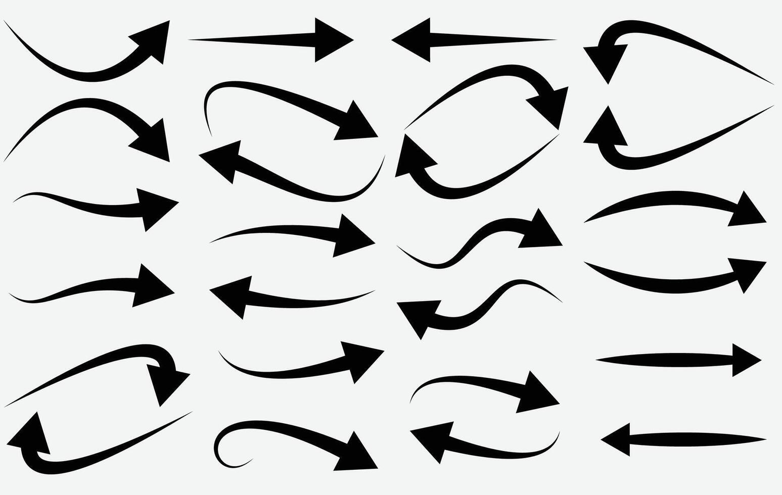 black arrow icon on white background. flat style. arrow icon for your web site design, logo, app, UI. arrow indicated the direction symbol. curved arrow sign. vector