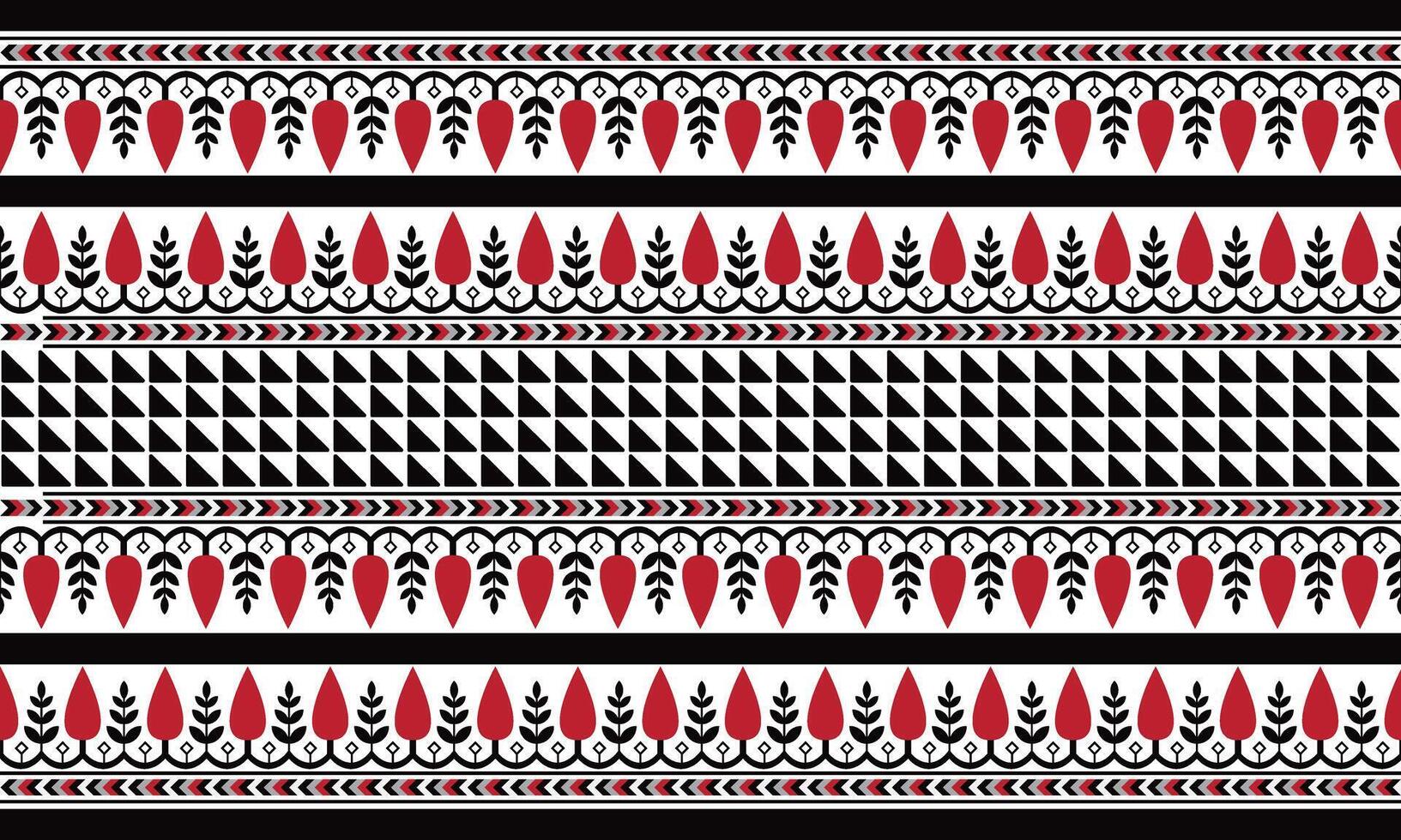 Aztec ethnic pattern traditional. Geometric oriental seamless pattern. Border decoration. Design for background, wallpaper, illustration, textile, batik, carpet, fabric, clothing, embroidery vector