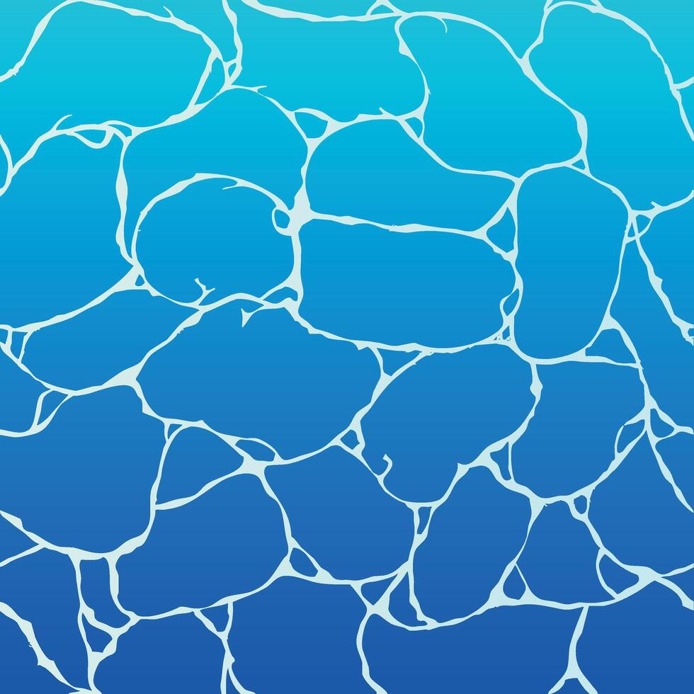 Illustration of water surface. Image of the sea surface vector