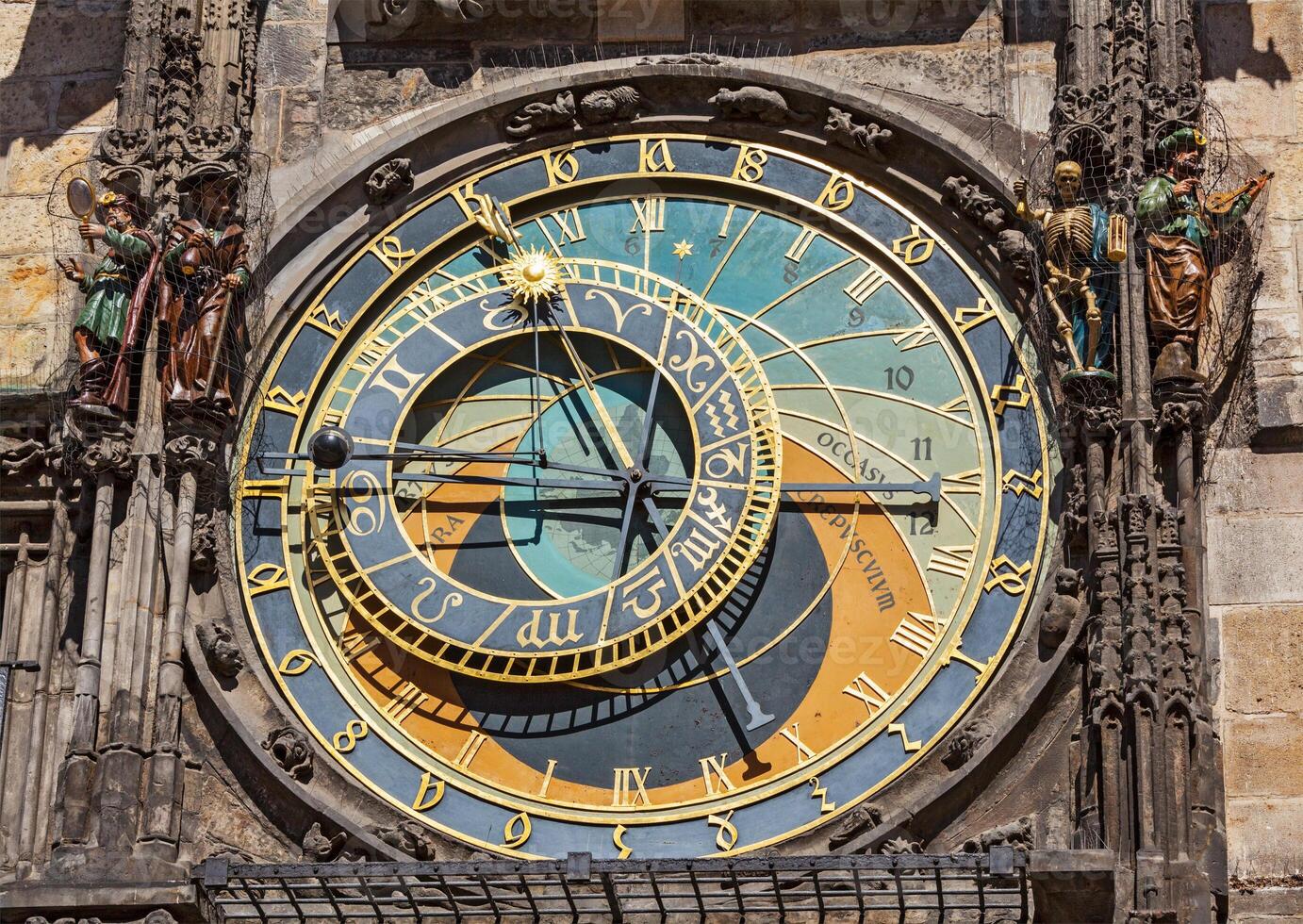 Prague astronomical clock photo