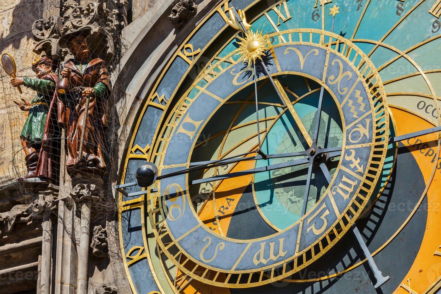 Prague astronomical clock photo