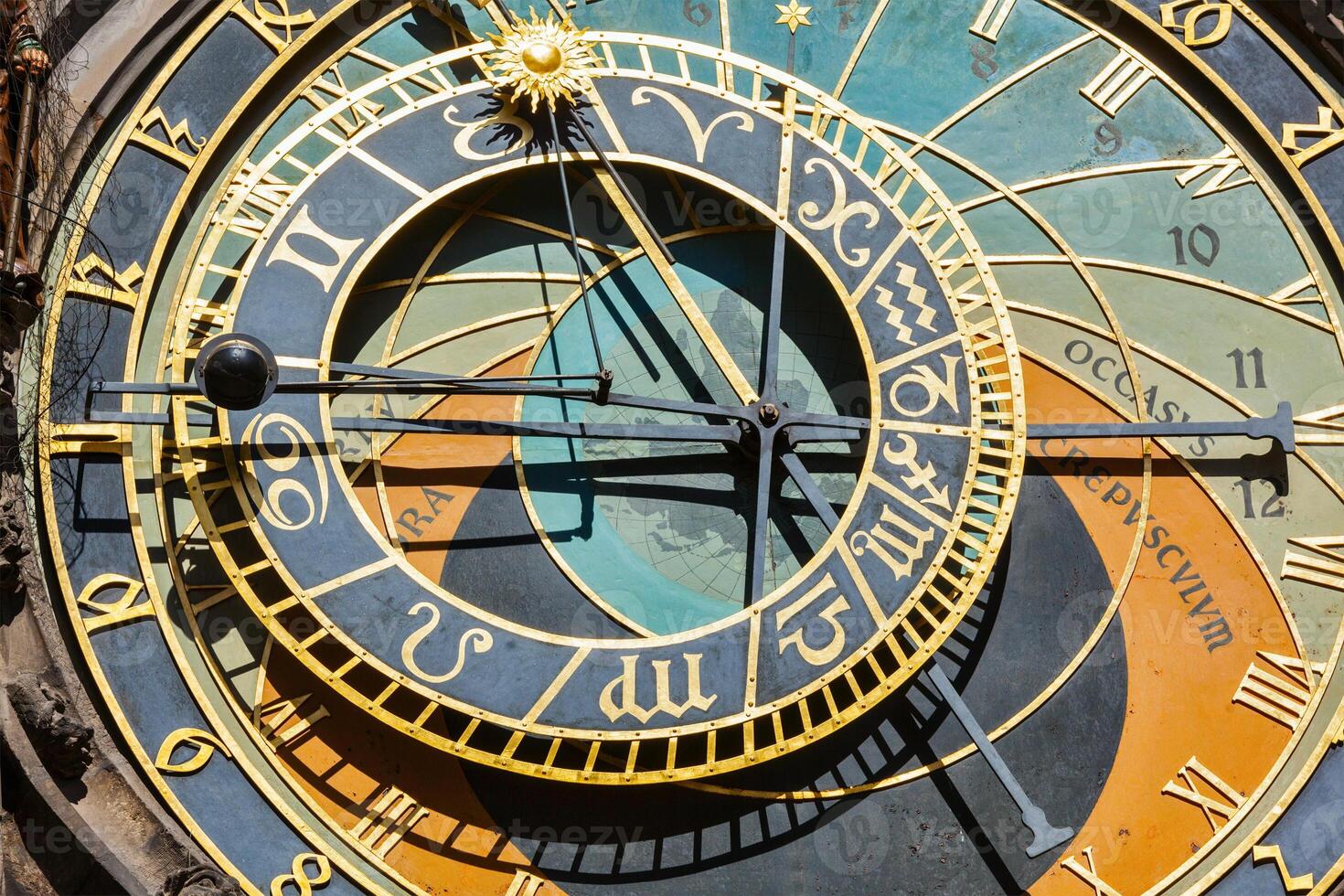 Prague astronomical clock photo