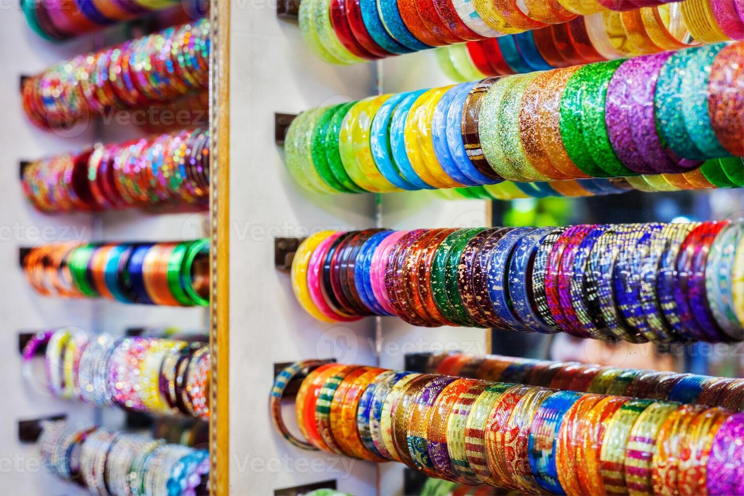 Indian Bangles in shop photo