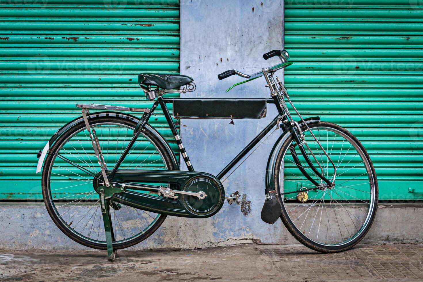 Old Indian bicycle photo