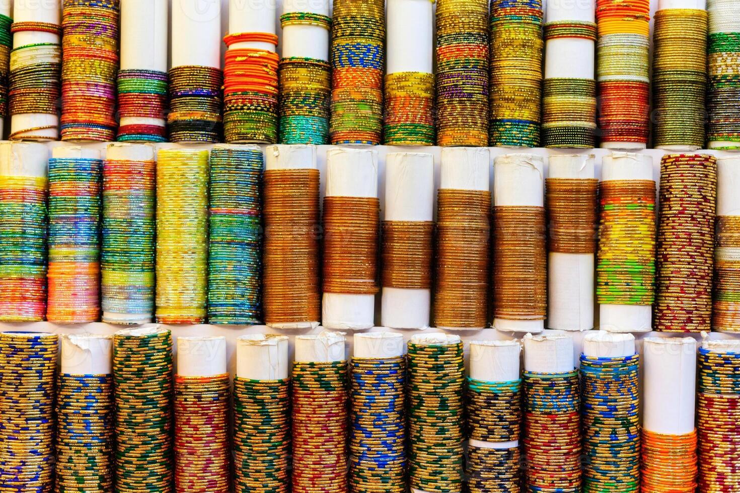 Indian Bangles in shop photo
