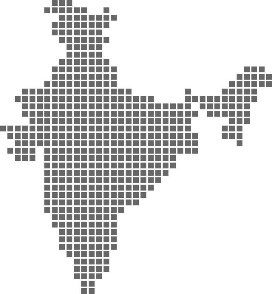 map india pixel vector