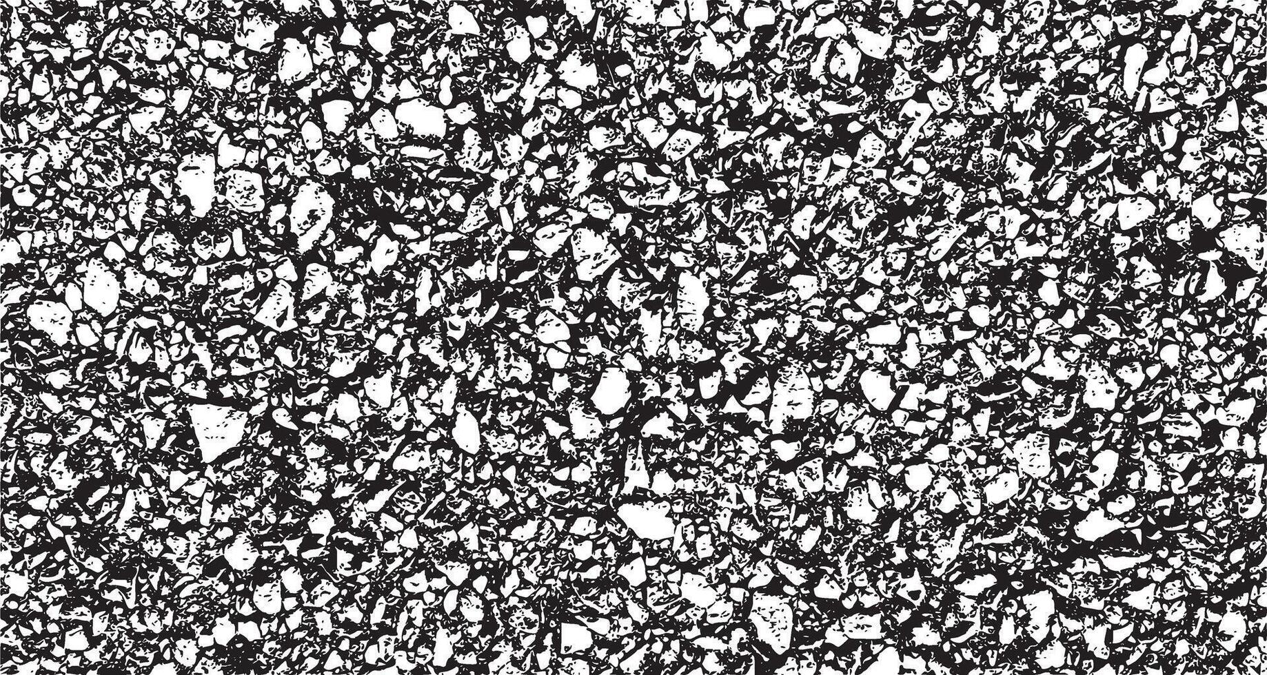 gravel texture black white vector