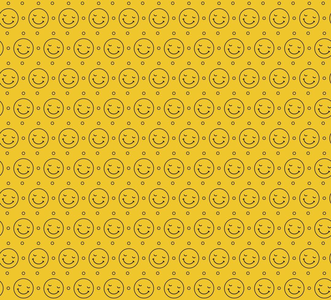 smile pattern background vector