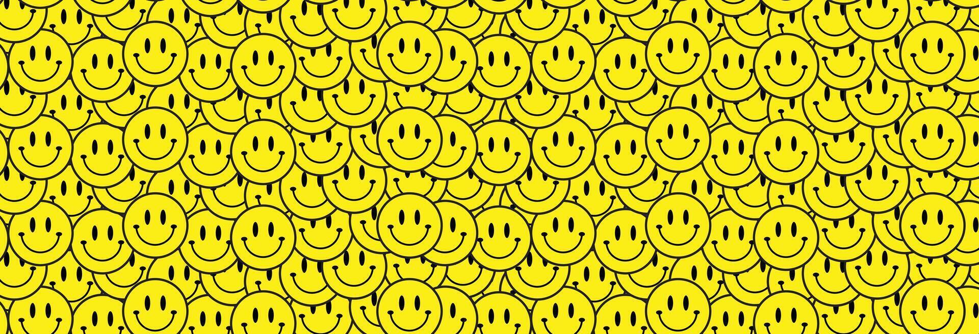 smile emoji pattern vector
