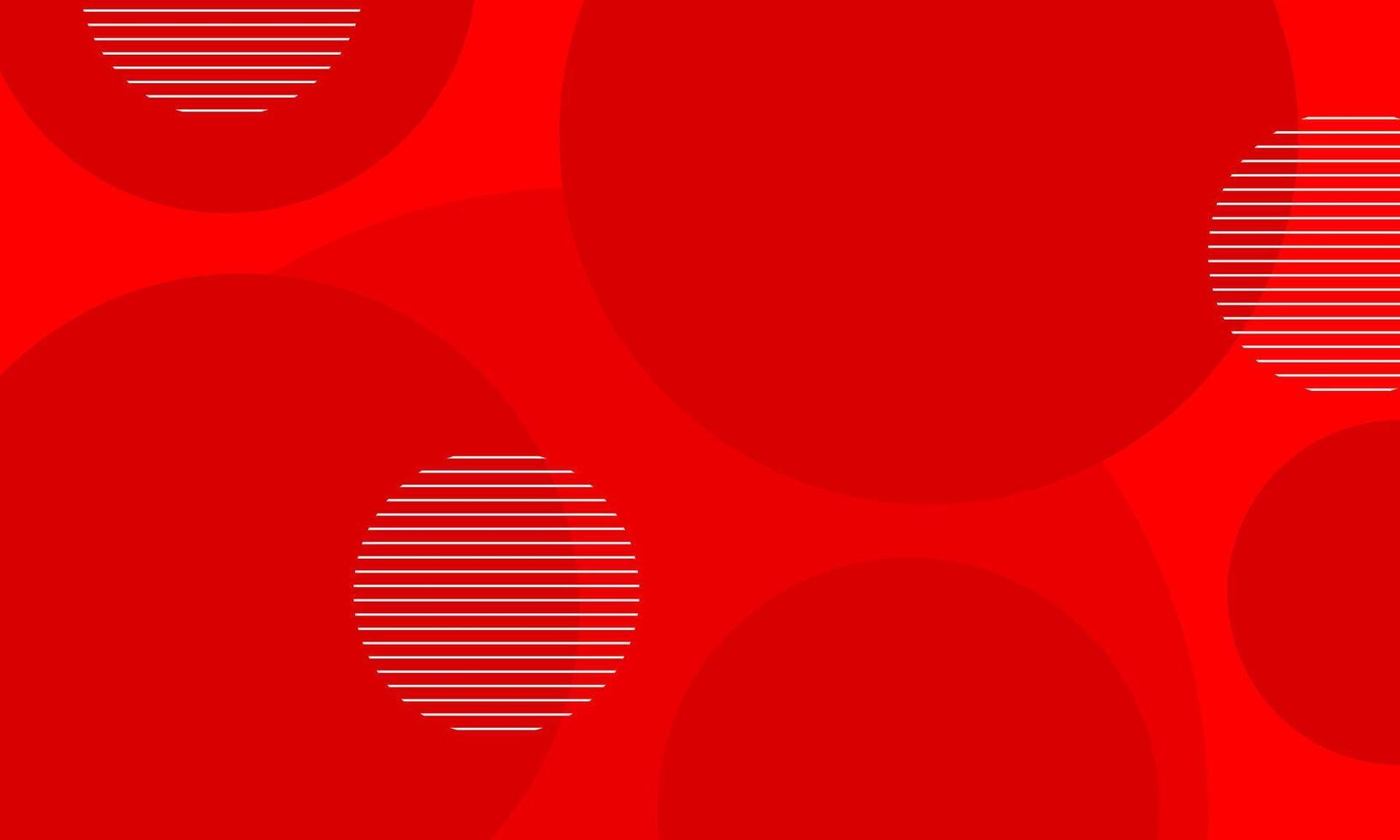 abstract red circles background vector