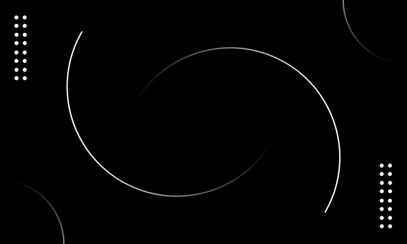 abstract black semi circle background vector