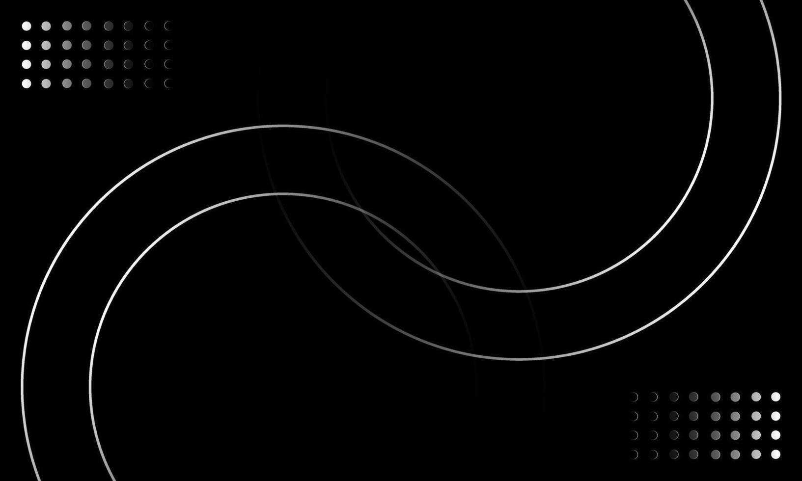 abstract black circle background vector