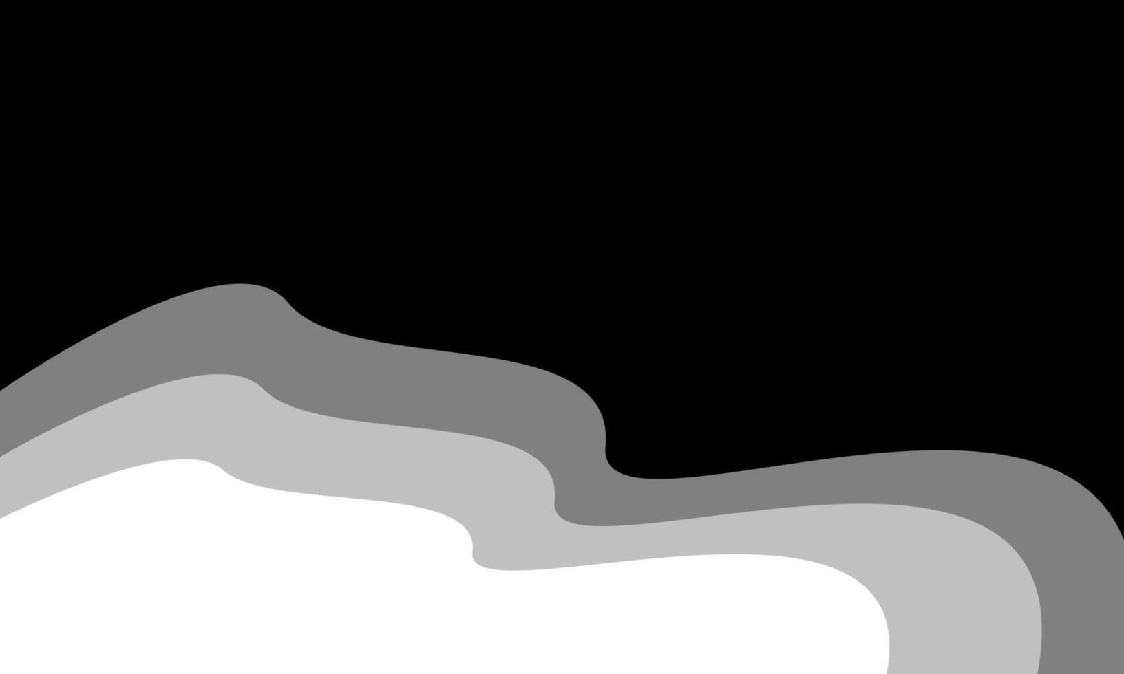 abstract black white wave background vector