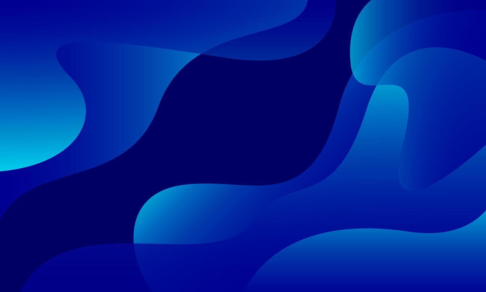 abstract blue curved wave background vector