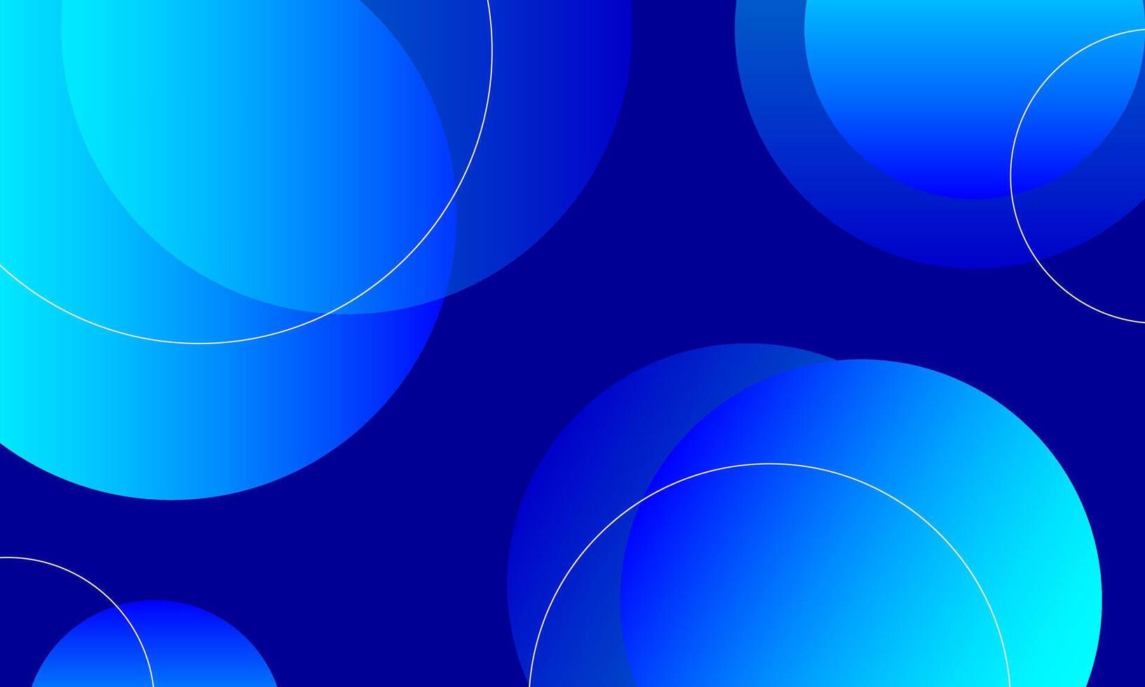 abstract blue circle background vector