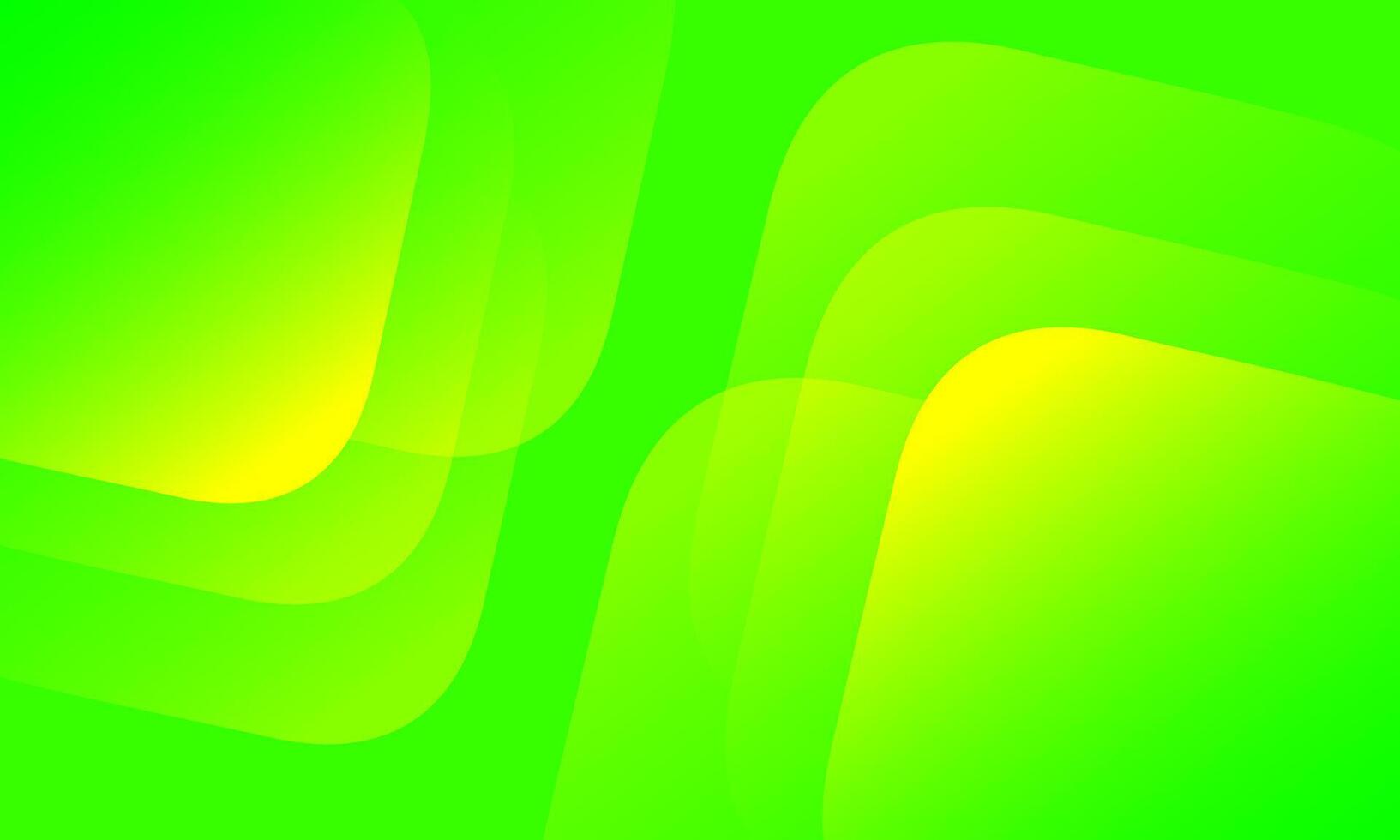 abstract green yellow square background vector