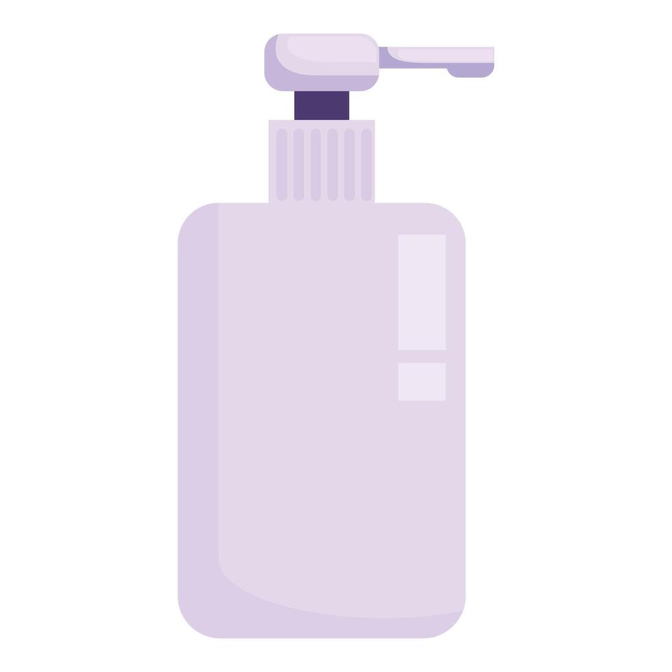 Plastic bottle dispenser for liquid soap or shampoo vector