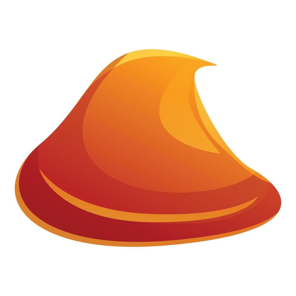 Flowing caramel sauce dripping down creating a sweet background vector