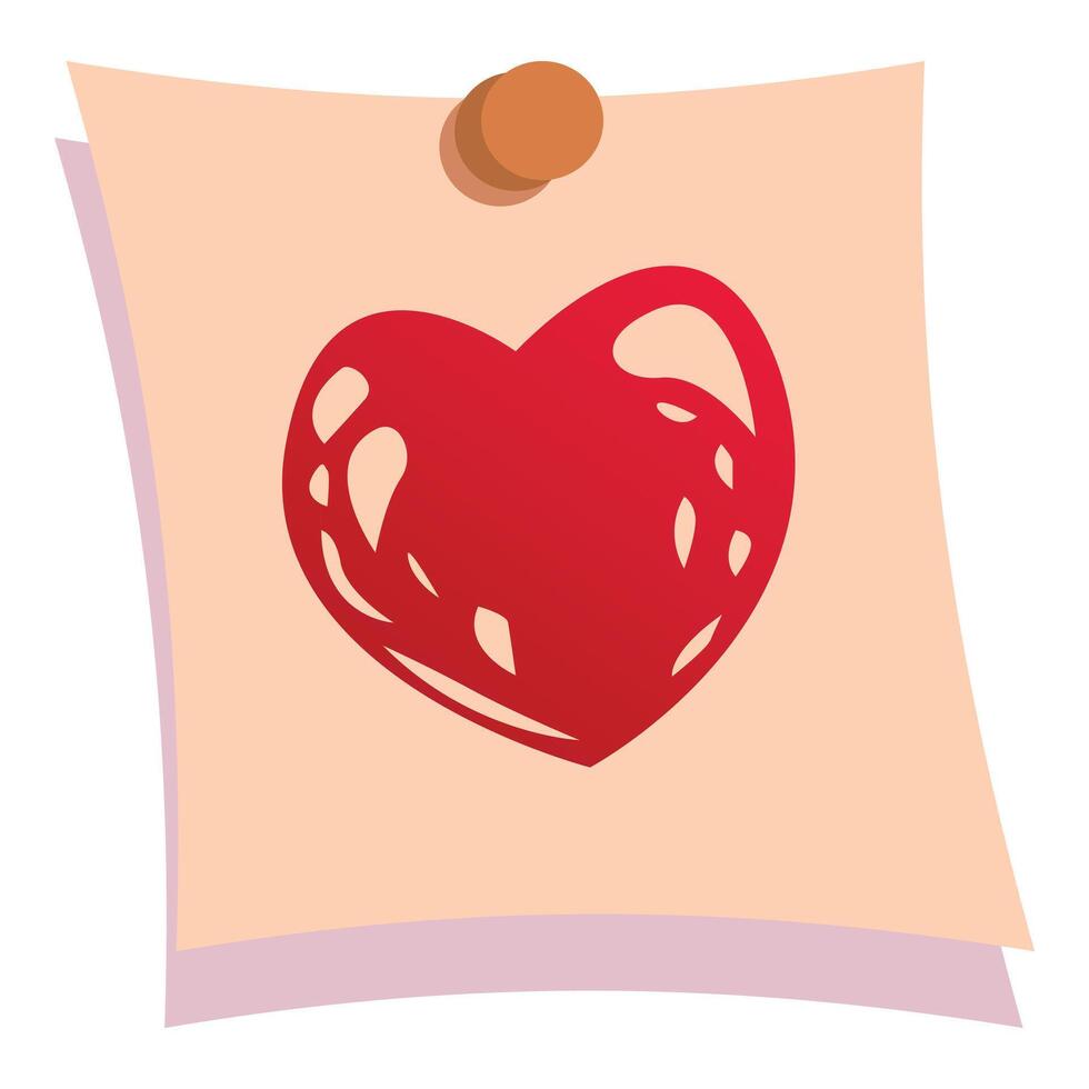 Simple yet powerful symbol of love and affection vector