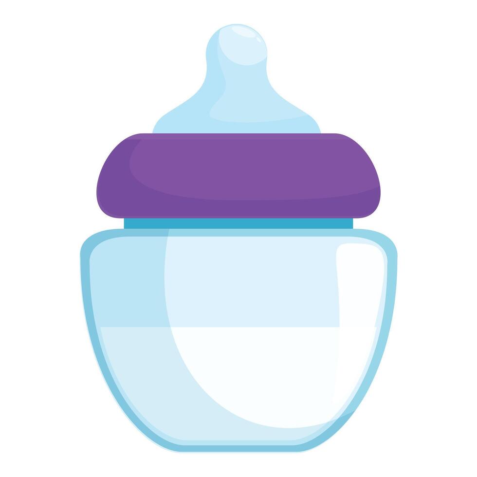 Baby bottle full of milk waiting for baby vector