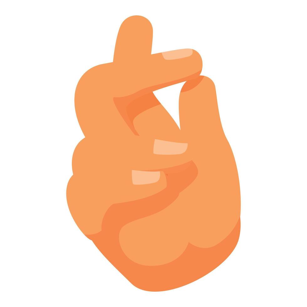 Hand gesturing small amount with fingers pinching vector