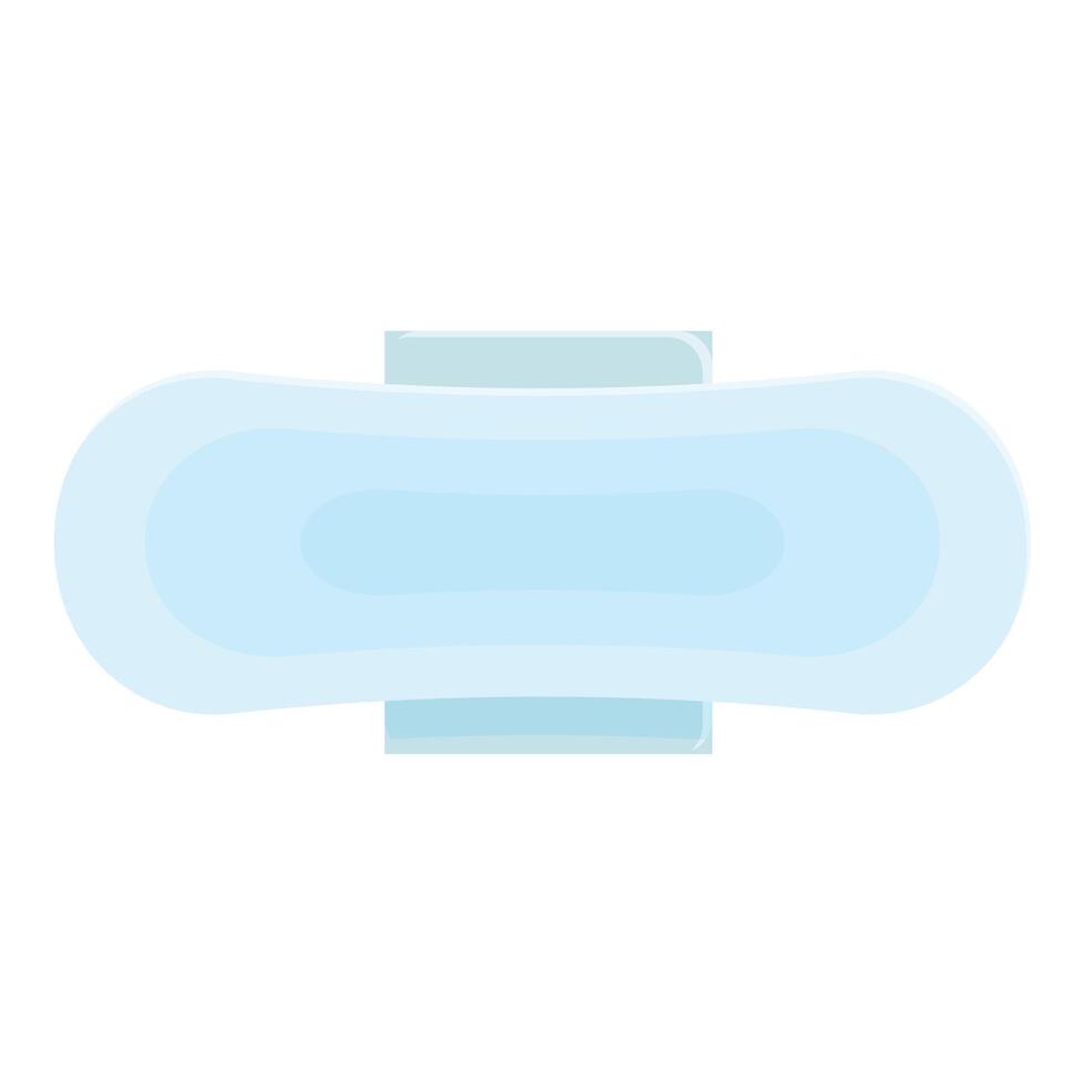 Sanitary pad lying on white background vector
