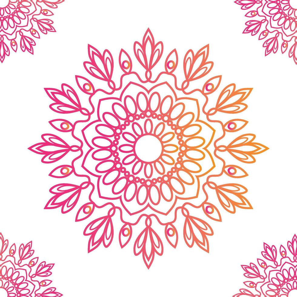 luxury decorative mandala background vector