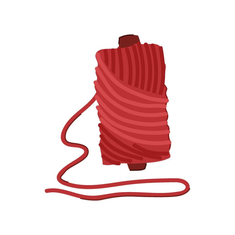 string ball yarn cartoon illustration vector