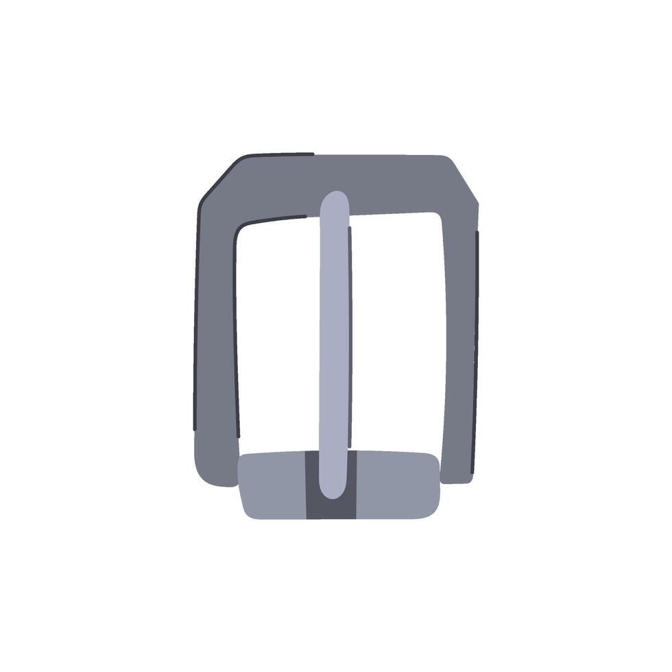 jewelry buckle belt cartoon illustration vector