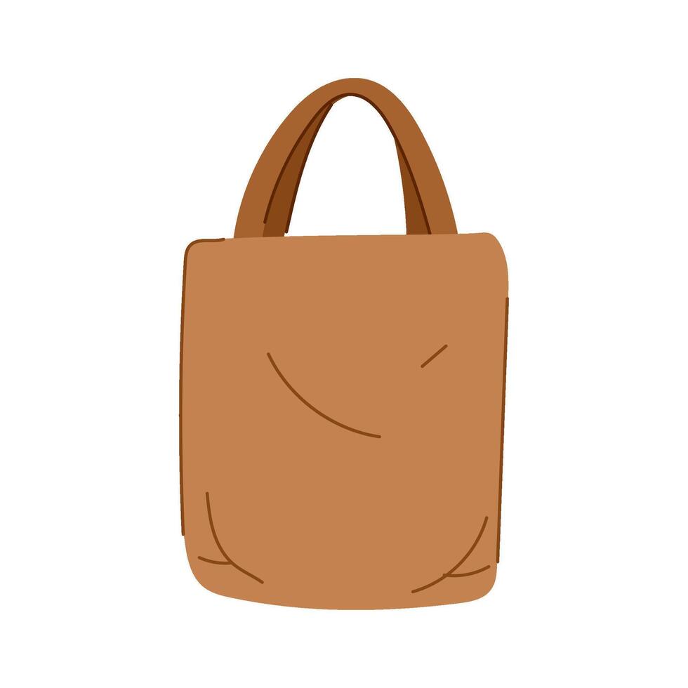 eco ecobag cartoon illustration vector