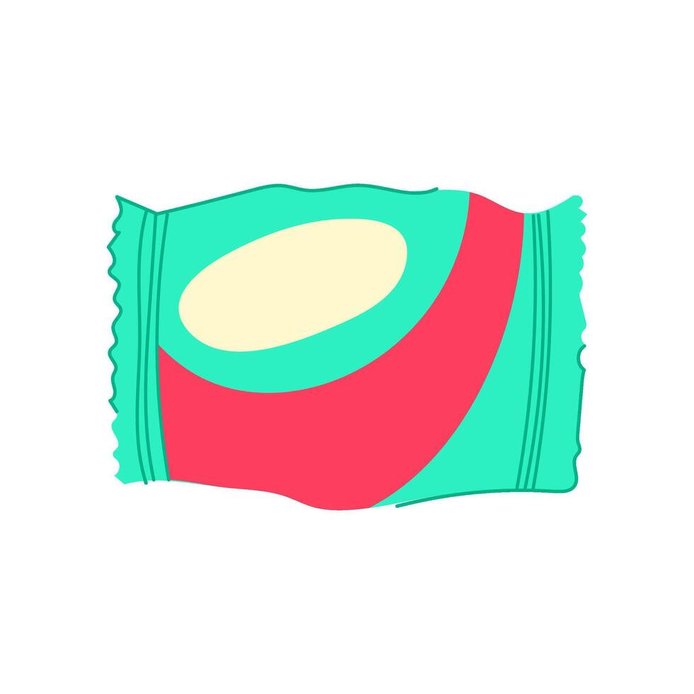 bag snack pack cartoon illustration vector