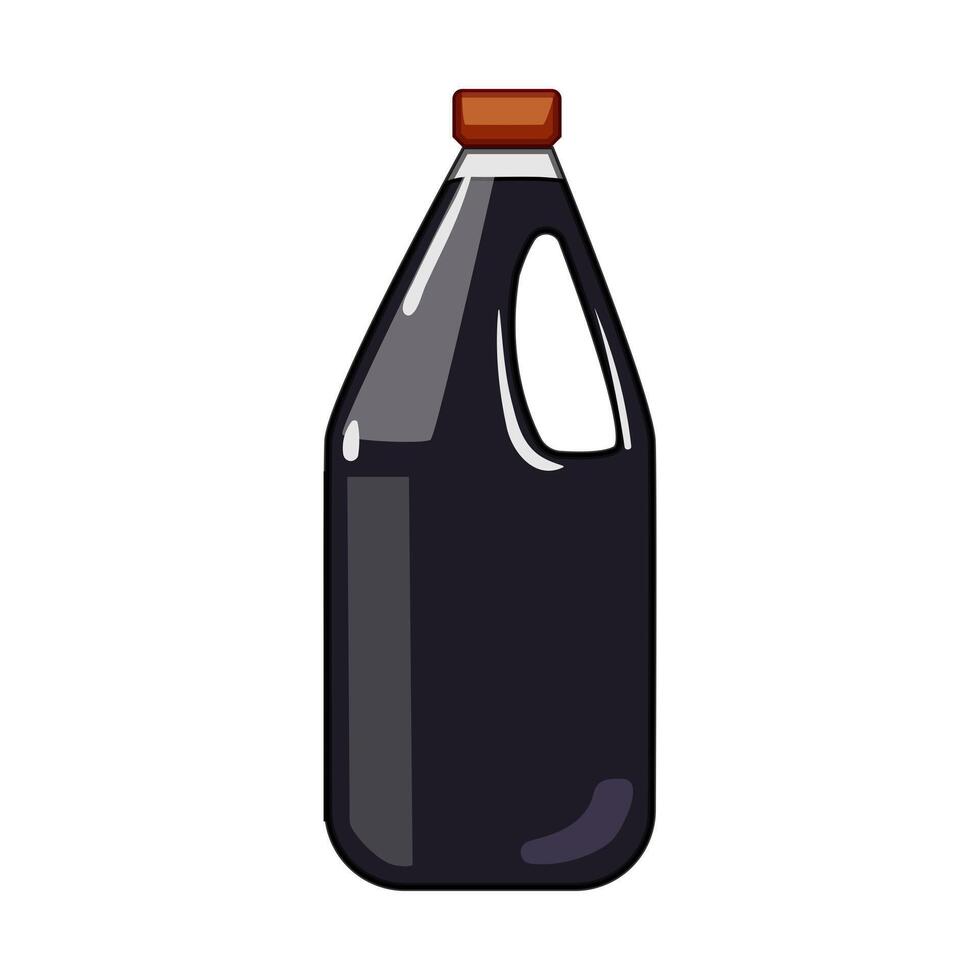 gyoza soy sauce cartoon illustration vector