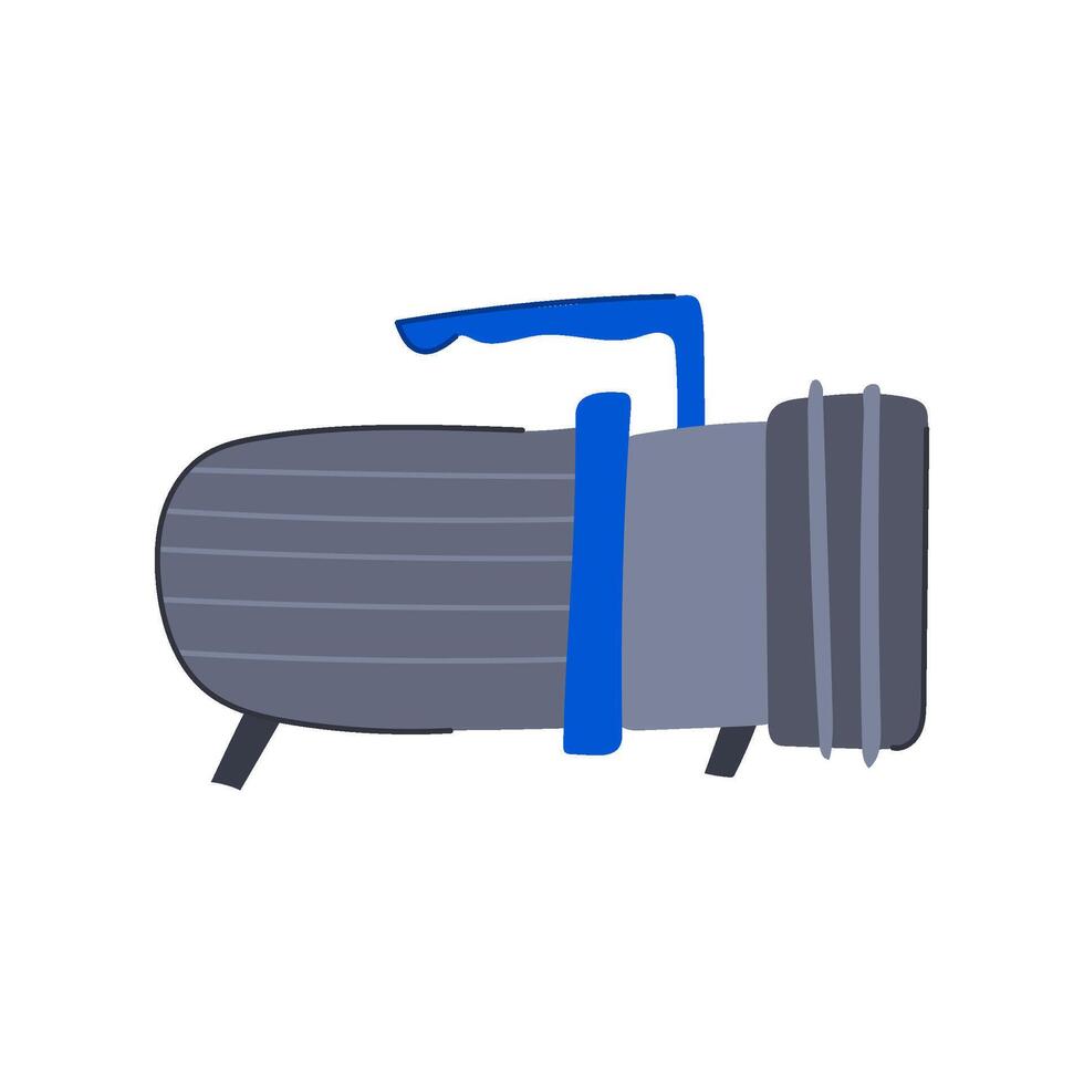 install vacuum pump cartoon illustration vector