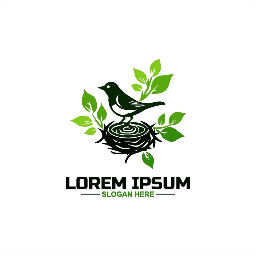 bird logo design vector