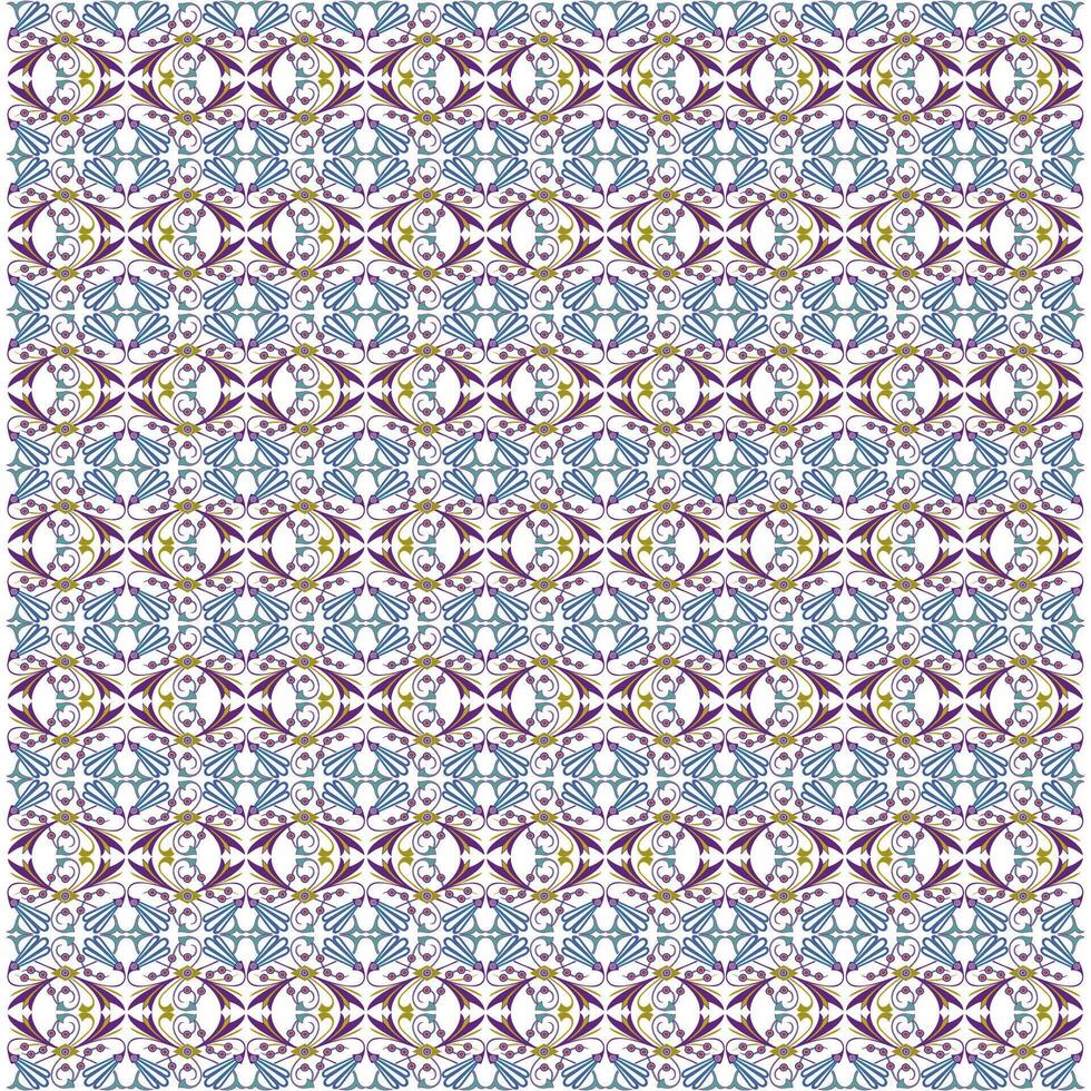 abstract background with repeating floral pattern vector