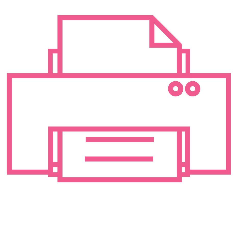 Office Icon Set Printer vector