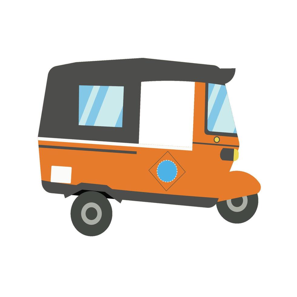 Jakarta Transportation Bajaj vector