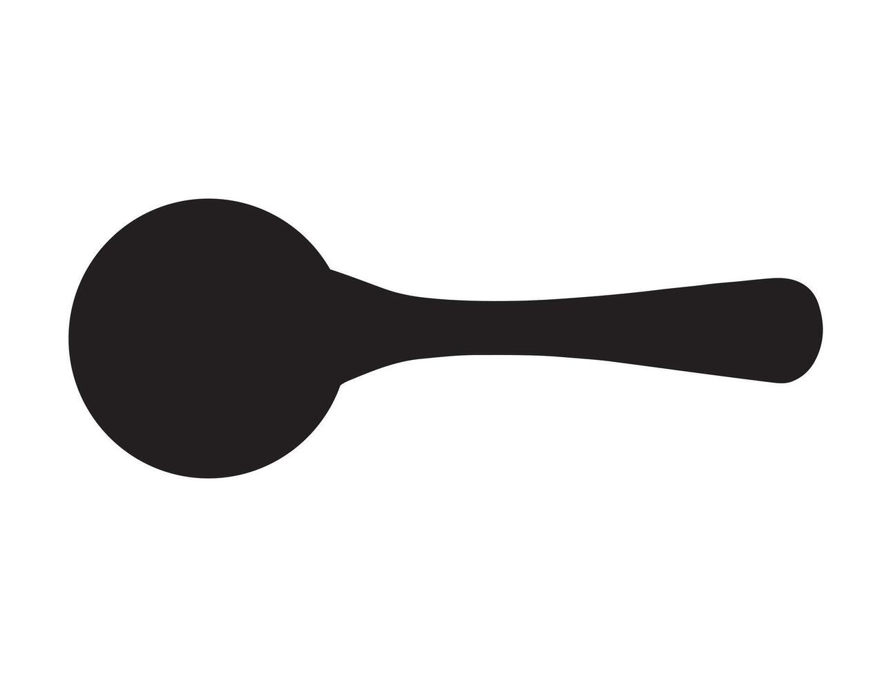 Door handle silhouette on white background vector