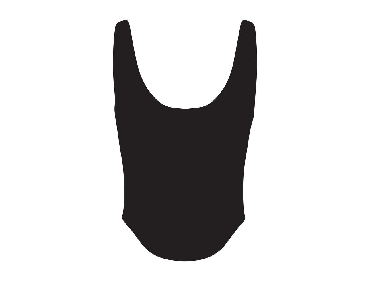 Corset silhouette on white background vector