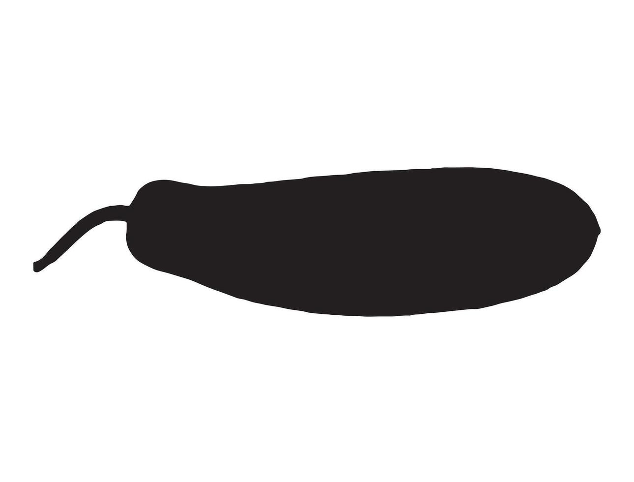 Bottle gourd silhouette vector