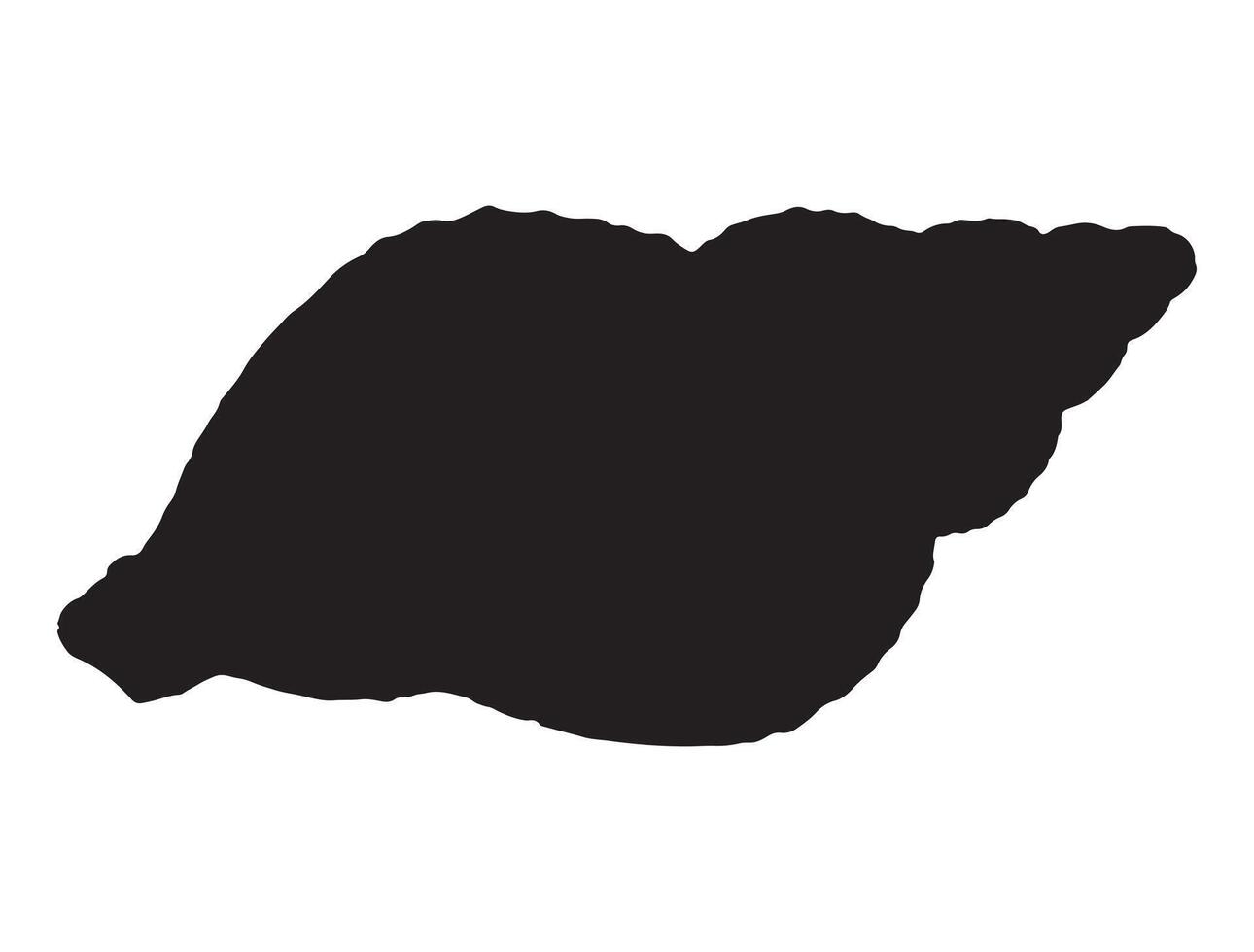 Mollusk silhouette on white background vector