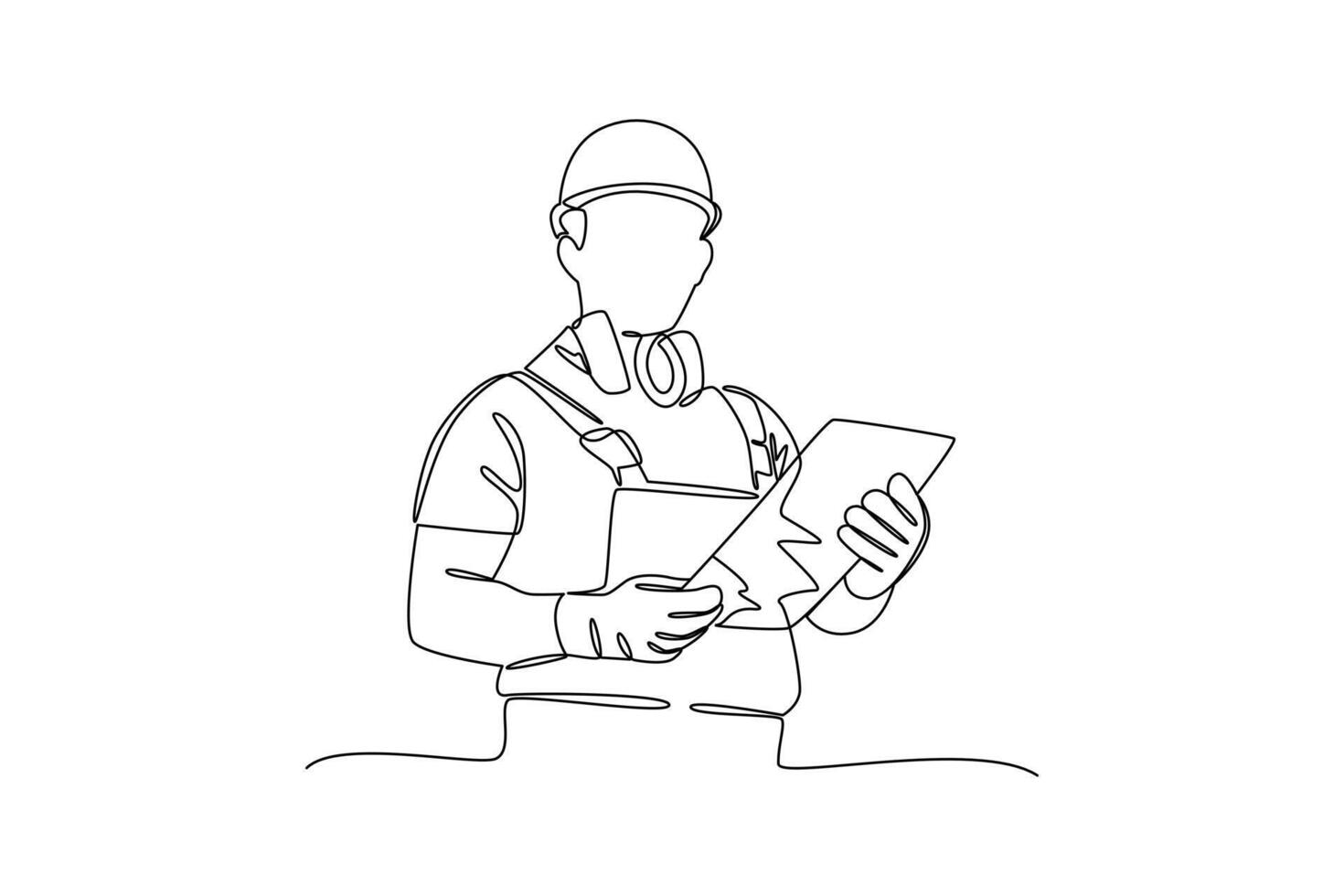 Labor day construction worker vector