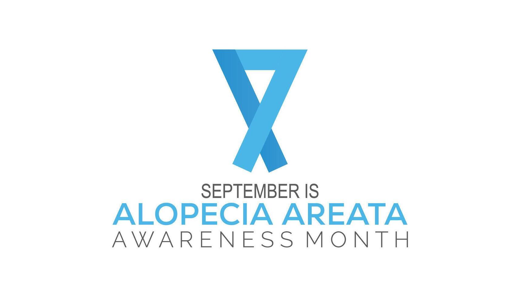 Alopecia Areata Awarness Month is observed every year on September.Holiday concept background, placard, banner design template illustration background design. vector