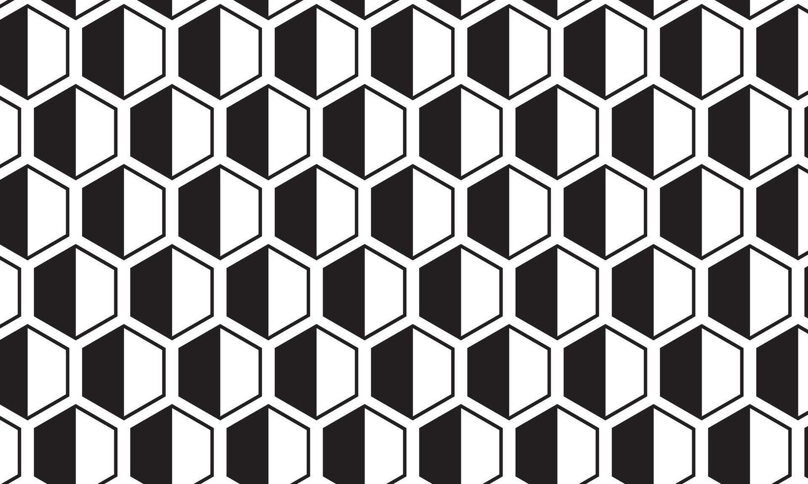 simple abstract black color geometric polygon hexagon honeycomb pattern a black and white wall with a black and white geometric pattern vector